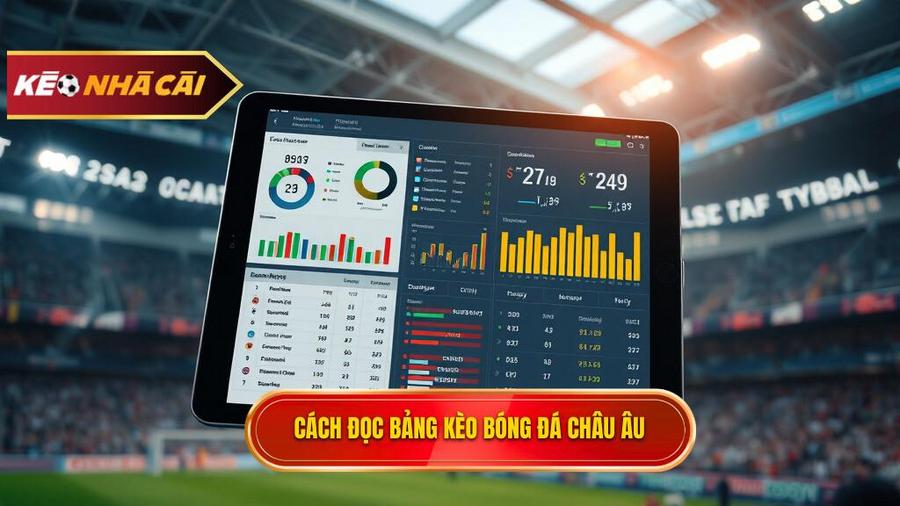 Cách đọc bảng tỷ lệ kèo bóng đá Châu Âu chi tiết
