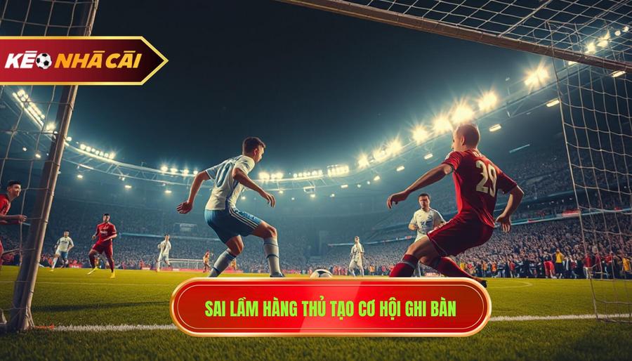 Sai lầm hàng thủ tạo cơ hội ghi bàn