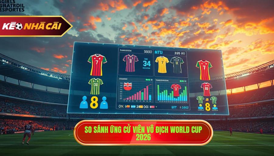 3. So sánh ứng cử viên vô địch World Cup 2026